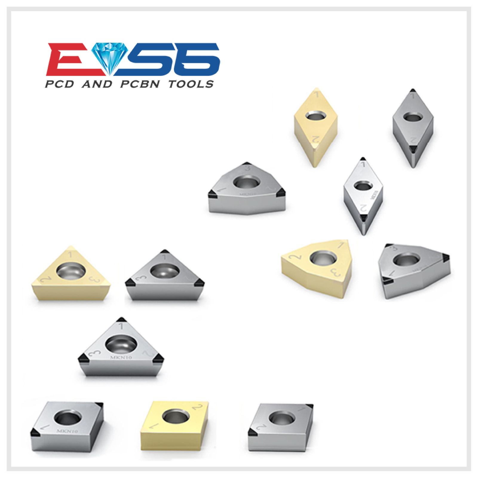 E56 PCD and PCBN tools